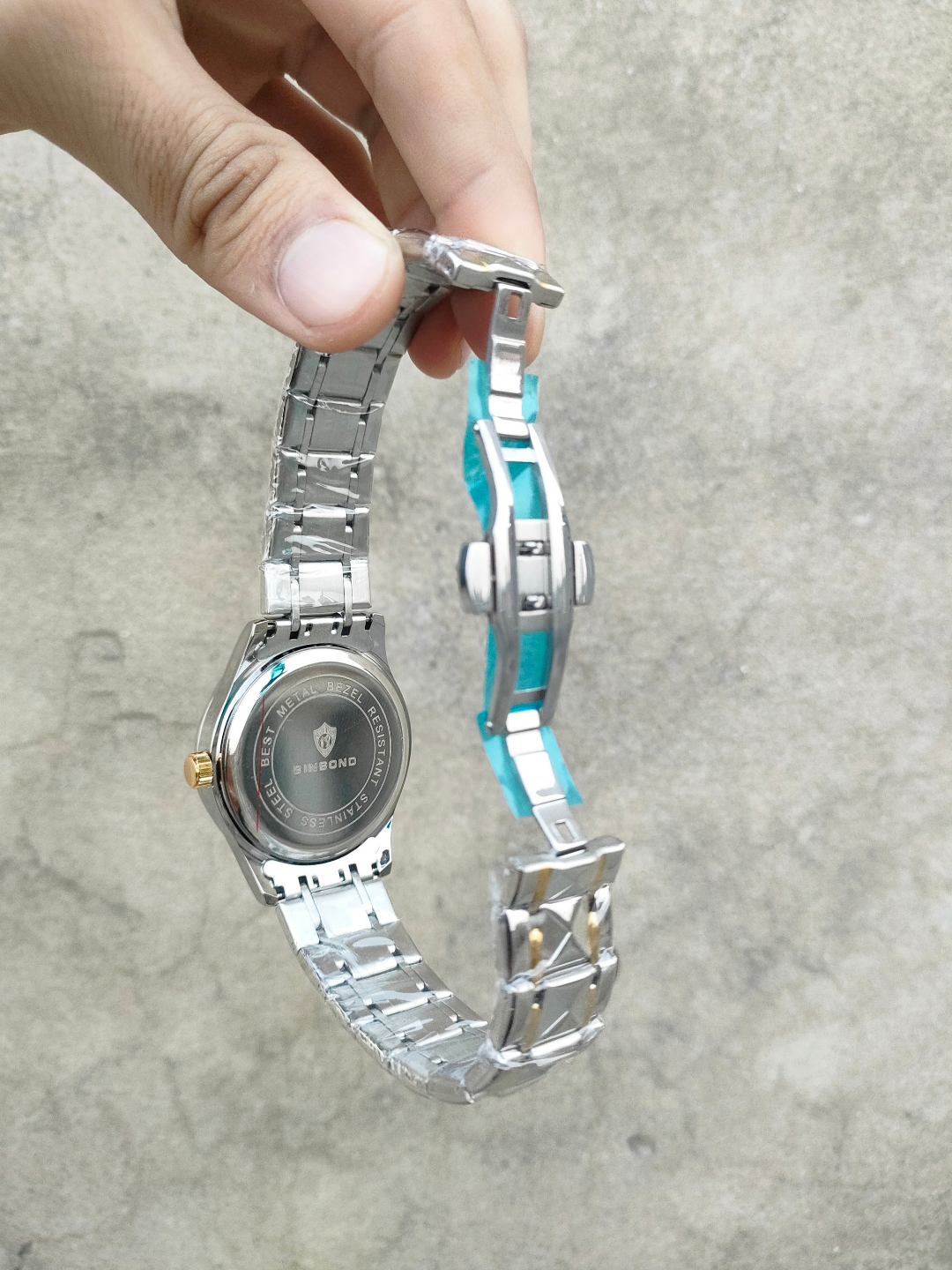 BINBOND Two-Tone Quartz Men's Premium Dress Watch