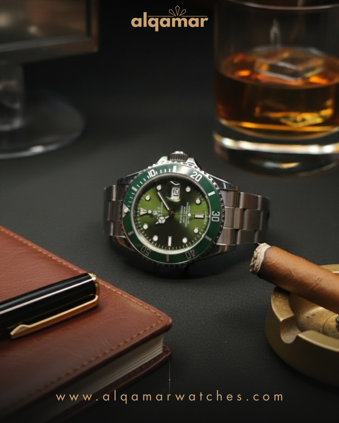 Rōlex Submariner - Green | Al Qamar Watch